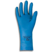 Ansell 88-356 VersaTouch® Natural Blue Chemical Resistant Gloves, Size 9, 1 Pair - Pkg Qty 12