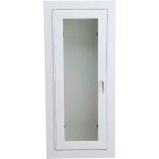 Potter Roemer Alta Steel Fire Extinguisher Cabinet, Tempered Glass Window, Semi-Recessed