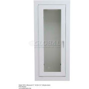 Potter Roemer Alta Steel Fire Extinguisher Cabinet, Tempered Glass Window, Fully Recessed