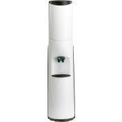 Aquaverve Bottleless Pacifik Model Commercial Cold Water Cooler W/ Filtration - White W/ Black Trim