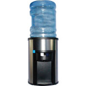 Aquaverve Degree Commercial Countertop RoomTemp/Cold Water Bottled Water Cooler-Stainless Steel