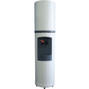 Aquaverve Fahrenheit Model Commercial Hot/Cold Bottled Water Cooler Dispenser- White W/ Blue Trim