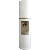 Aquaverve Fahrenheit Model Commercial Hot/Cold Bottled Water Cooler Dispenser - White W/ Grey Trim