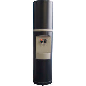 Aquaverve Fahrenheit Model Commercial Hot/Cold Bottled Water Cooler Dispenser - Black W/ Grey Trim
