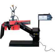 AME International Pneumatic Truck Tire Spreader with Pneumatic Lift, Heavy Gauge Steel, Red