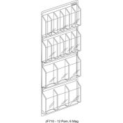 Clear-Vu Combination Pamphlet/Magazine Display - 30"W x 45"H