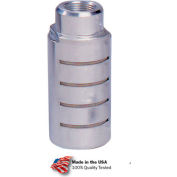 Arrow Super Quiet HD Metal Silencer/Muffler Asqf-6m, Alum., 3/4" Npt, 300 Psi, Male-Min Qty 3