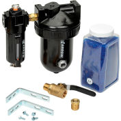 Arrow Economy StageAir 1 Qt. Desiccant Dryer D7612, Zinc & Aluminum Bowl, 1/2" NPT, 200 PSI
