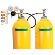 Air Systems International 2-Cylinder Breathing Air Cascade Assembly, 4500 PSI, Hansen, CBA2-347NB