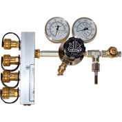 Air Systems International 4-Outlet Breathing Air Regulator/Manifold, 5000 PSI, Schrader, HP-CW1-347