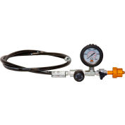 Air Systems International 5" Cylinder Fill Whip Assembly w/Pressure Gauge, 5000 PSI, HP-FW5-347