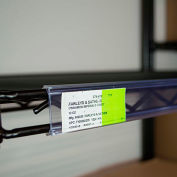Data Strip for Nexel Style Shelf Ticket Holder 45" x 1.25"H Clear
