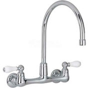 American Standard® Heritage Wall Mount Kitchen Faucet, 7293.252.002, 2.2 GPM, 12-1/2"H, Chrome