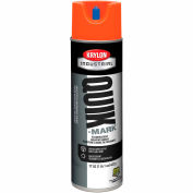 Krylon Industrial Quik-Mark Sb Inverted Marking Paint Fluor. Red/Orange - AT3701007 - Pkg Qty 12