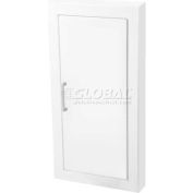 Activar Inc. Steel Fire Extinguisher Cabinet, Solid Door Semi-Recessed 1.5" Sq. Trim