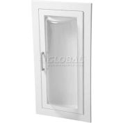 Activar Inc. Steel Fire Extinguisher Cabinet, Clear Acrylic Bubble Window, Fully Recessed 