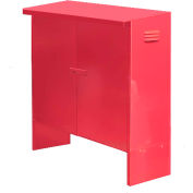 Fire Hose Equipment Cabinet with Legs, Steel, 58"W x 15"D x 54"H", Red, HECIRL