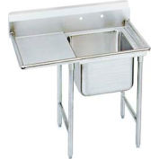Regaline 1 Compartment Sink, 16L x20W Bowl, 8 Splash, 18" Left Drainboard 16Ga.