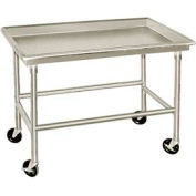 Advance Tabco SR-48 16 Gauge Sorting Table 304 Stainless Steel - 3" Raised Edge 48"W x 30"D