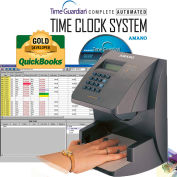 Amano Time Guardian® Automated Time Clock Hand Punch System, Gray, HP