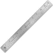 Westcott® Stainless Steel Ruler with Non Slip Cork Base, 12" Long, 1 Each