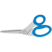 Westcott® Soft Handle Scissors with Microban® Protection, 8"L Bent, Blue/Gray