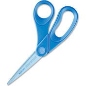 Westcott® Non-Stick Scissors with Microban® Protection, 8"L Bent, Blue