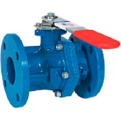 American Valve 3700-3 Ball Valve, Flanged, 3", Epoxy Coated Cast Iron