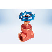American Valve 2 In. Lead-Free Brass Full Pattern Gate Valve - FIP Threaded Ends - Pkg Qty 2