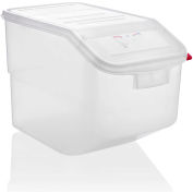 Araven Ingredient Bin Full Size 16" Fifo System 13 Gal Translucent - Pkg Qty 4