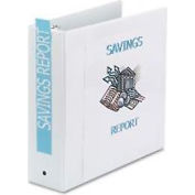 Universal® Round Ring Economy Vinyl View Binder, 1/2