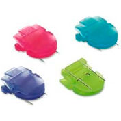 Advantus® Panel Wall Clips, 40 Sheet Capacity, Bright Colors, 20/Pack