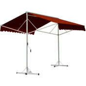 Awntech RICH10-TER, Retractable Awning Free Standing Manual 10'W x 16'D x 8'H Terra Cotta