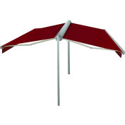 Awntech RICH12-B, Retractable Awning Free Standing Manual 11' 6"W x 16'D x 8'H Burgundy
