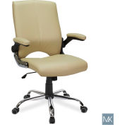 AYC Group Versa Customer Salon Chair - Vinyl-Leather - Cream