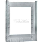 Global Approved 252330 Single Letter Wall Mount Brochure Holder 10-Pack 9.125" x 11.25"