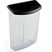 Global Approved 252960 Clear Frosted Outdoor Full Sheet Brochure Holder for 8.5"x11" Literature 2pk