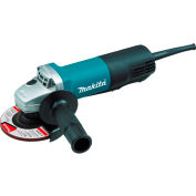 Makita 4-1/2" Angle Grinder, 9557PB, 7.5 Amp, 10,000 RPM, 5/8"-11, AC/DC, Lock-Off, Lock-On