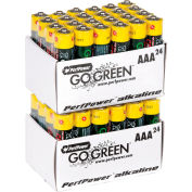 Power By GoGreen 24012 AAA Alkaline Battery - Pkg Qty 24