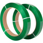 Global Industrial 16" x 3" Core Polyester Strapping, 2900'L x 1/2"W x 23-1/2"H - Pkg Qty 2