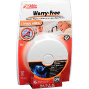 Kidde P3010L Worry-Free Smoke Alarm, Living Area, 10-Year Sealed Lithium Battery Operated