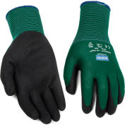 North® Flex Oil Grip Nitrile Coated Gloves, North Safety NF35/8M, Green, 1 Pair - Pkg Qty 12