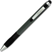 Zebra StylusPen Ballpoint Retractable Pen, 1.0mm Point, Black Ink, Gray Barrel, 1/Pack