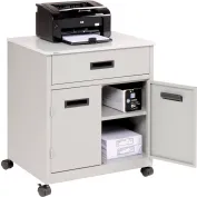 Safco 5206GR Underdesk Printer/Fax Stand, Gray