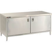 Aero Manufacturing 2TGOHD-3072 72"W x 30"D Premium Flat Top Cabinet, Hinged Doors, Galv.