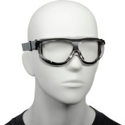Uvex® Carbonvision S1650D Safety Goggles, Black & Gray Frame, Clear Lens