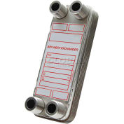 High Pressure Brazed Plate Heat Exchanger with Mounting Tabs, BP400-40MT