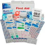 Global Industrial First Aid Kit - 25 Person, ANSI Compliant, Metal Case