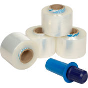 Goodwrappers Banding Stretch Wrap, Cast, 90 Gauge, 3"Wx1000'L, Clear - Pkg Qty 4