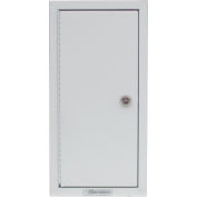 Omnimed® 182180 Segmented Narcotics Cabinet I-IV - 4 Compartments, 17-3/4"H x 9"W x 4-1/2"D